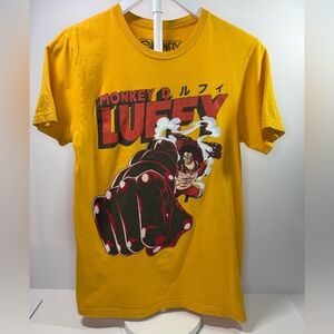 One Piece ‘Monkey D. Luffy’ Yellow T-Shirt